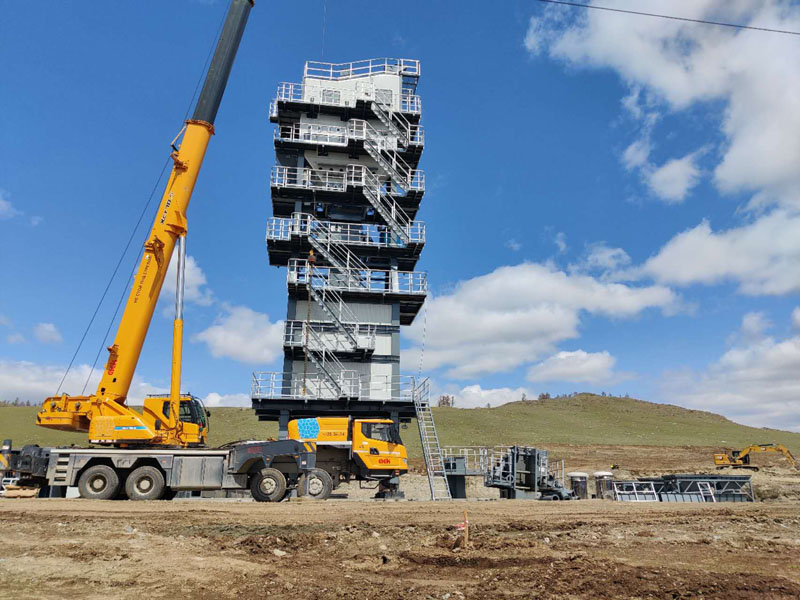 CXTCM AMP2000-C model asfaltcentrale is gestart met de installatie in Rusland